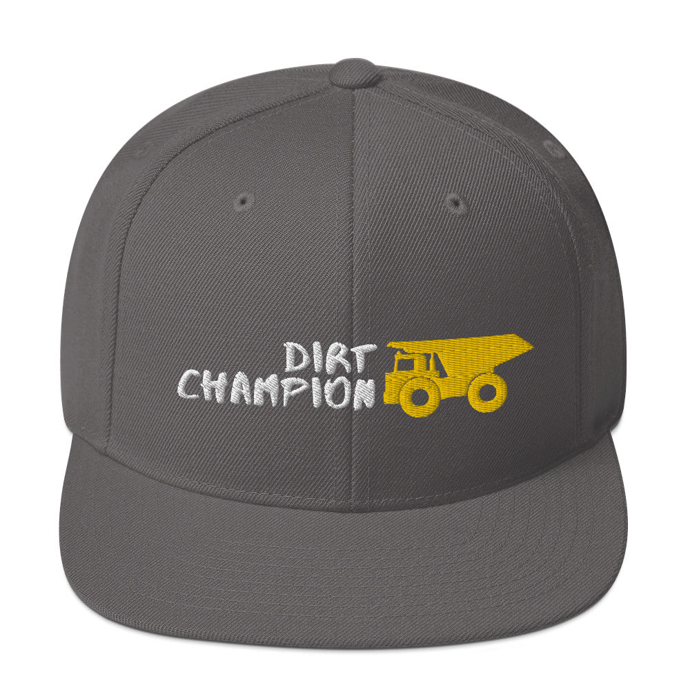 Dirt Champion Snapback Hat