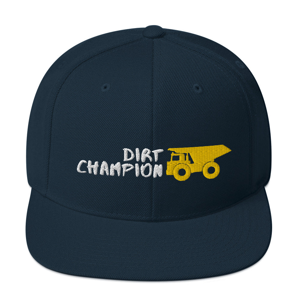 Dirt Champion Snapback Hat