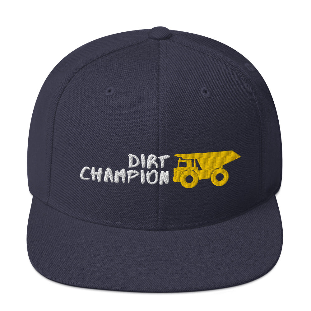 Dirt Champion Snapback Hat