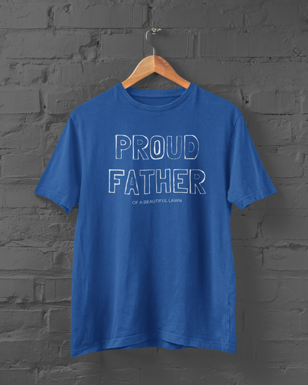 Are you the proud father of a beautiful lawn, or perhaps know someone who takes the title. Every lawn parent needs the perfect t-shirt to complement an everyday, laid-back look. The ideal top for so many occasions, this lightweight cotton tee will keep you comfy and looking smart.