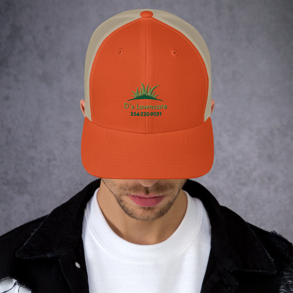 D's Lawncare TX Trucker Cap