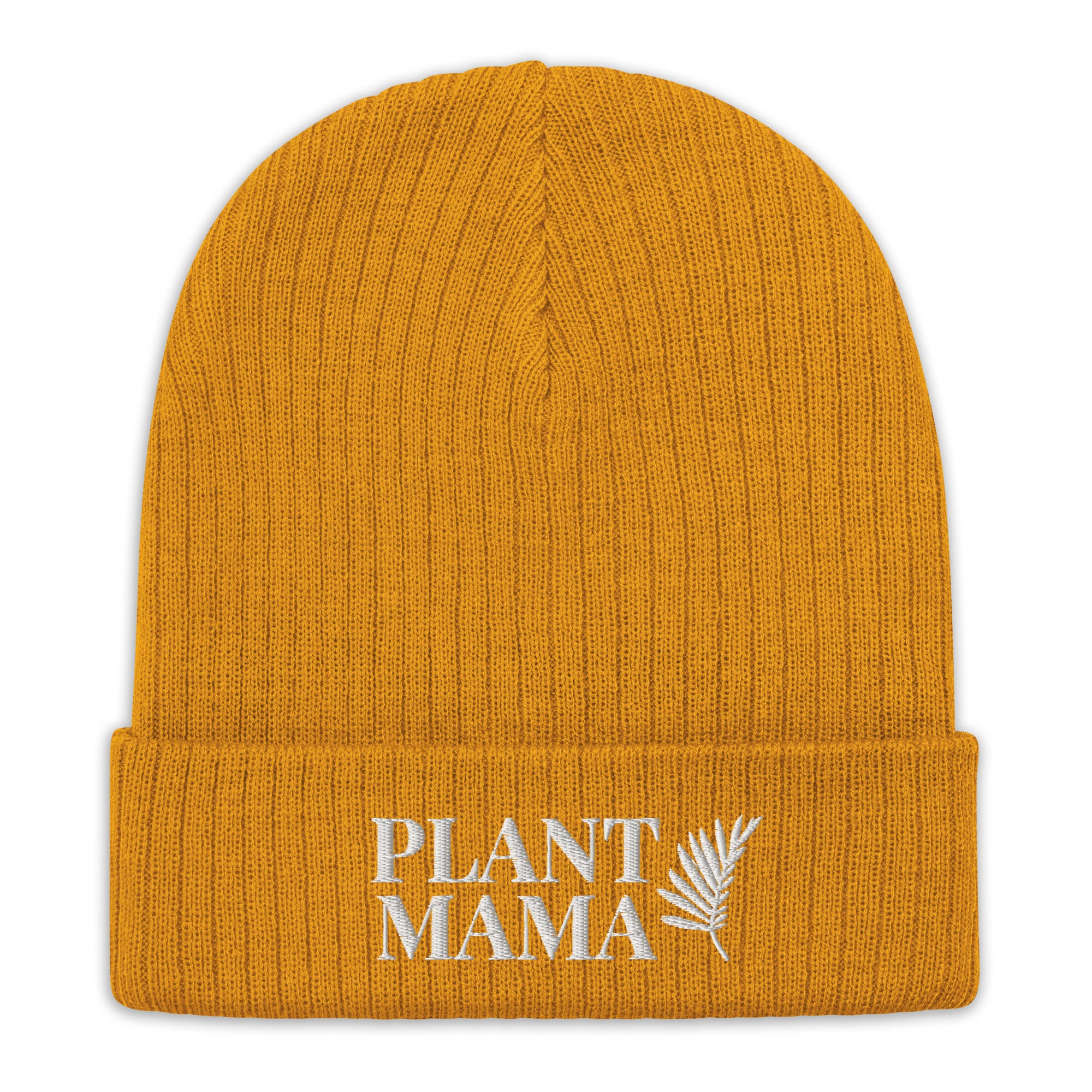 Plant Mama Ribbed Knit Beanie