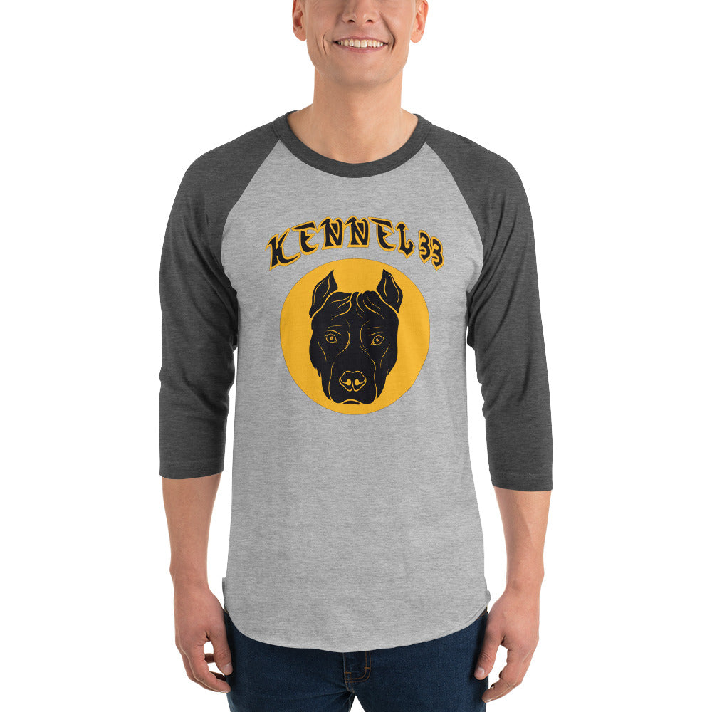 Kennel 33 3/4 sleeve raglan shirt