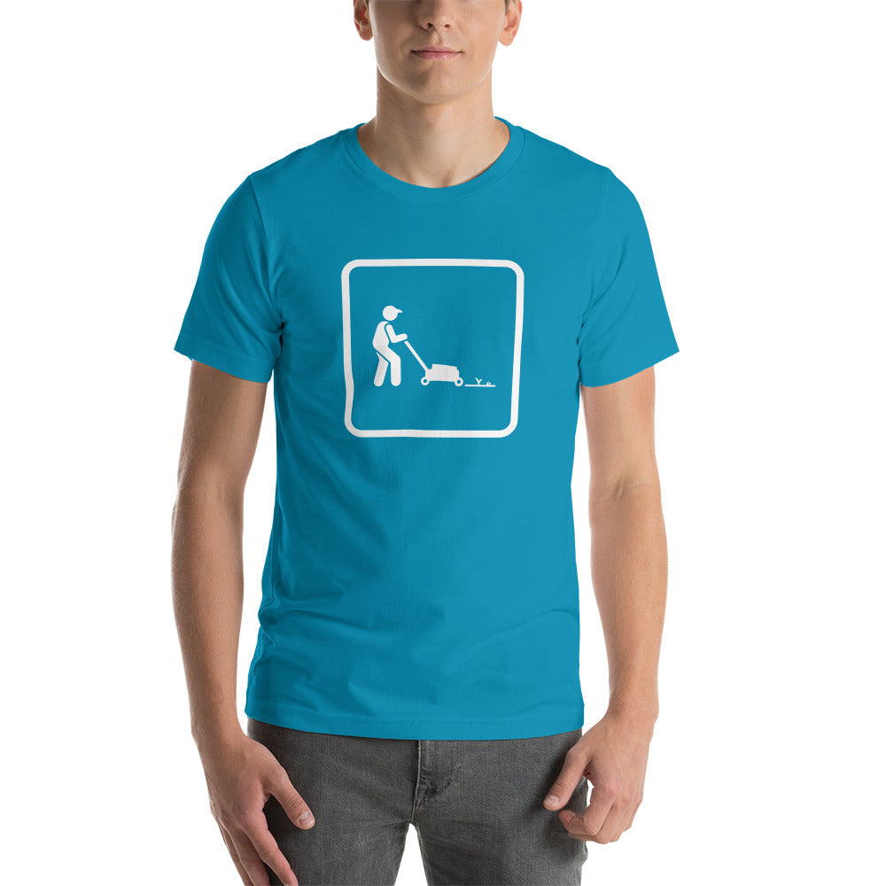 Mower Icon Dark Short-Sleeve Unisex T-Shirt