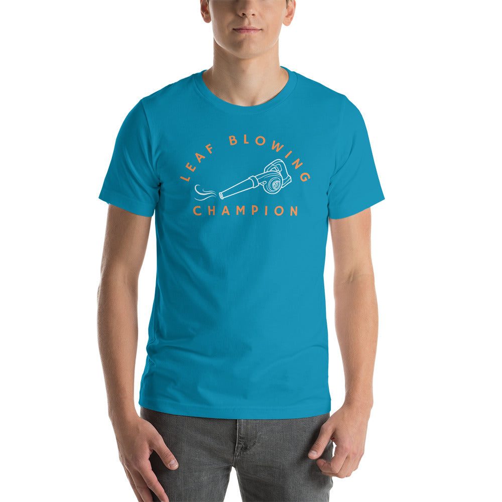 Leaf Blowing Unisex T-Shirt