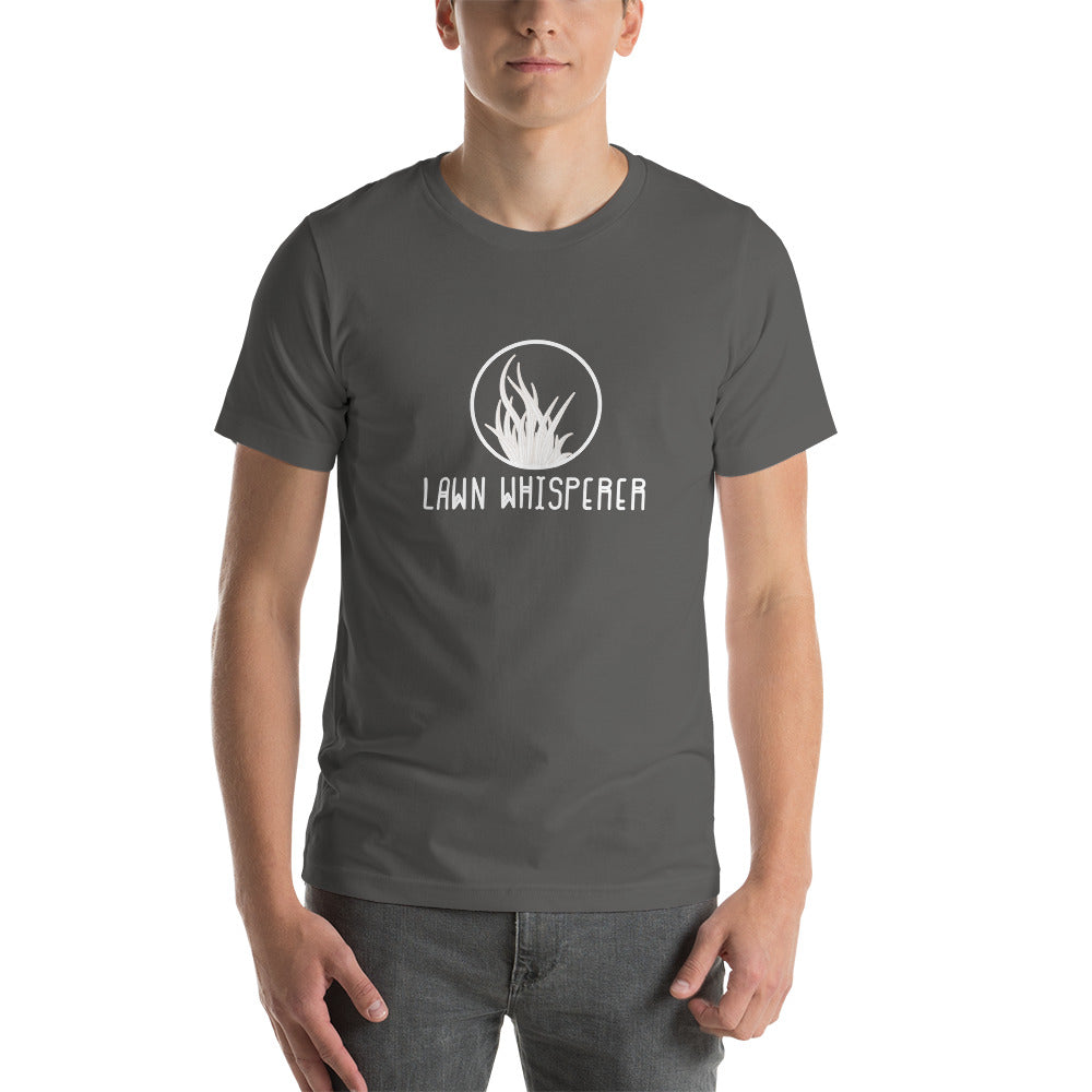 Lawn Whisperer Dark Colors Short-Sleeve Unisex T-Shirt