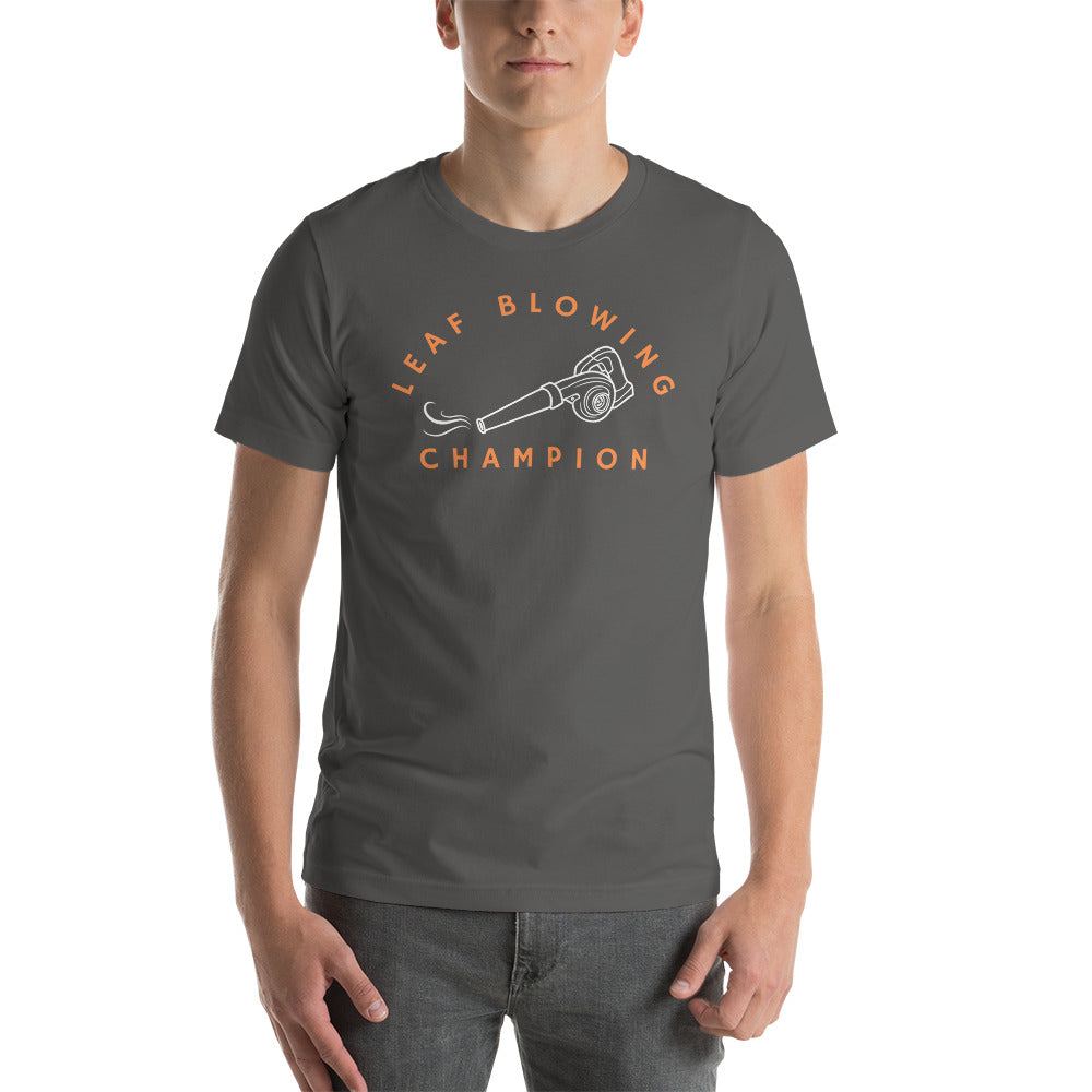 Leaf Blowing Unisex T-Shirt