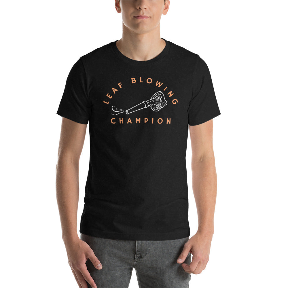 Leaf Blowing Unisex T-Shirt