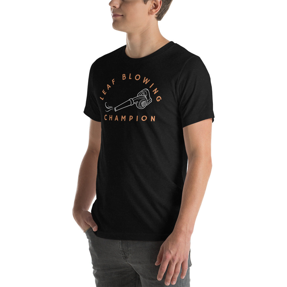 Leaf Blowing Unisex T-Shirt