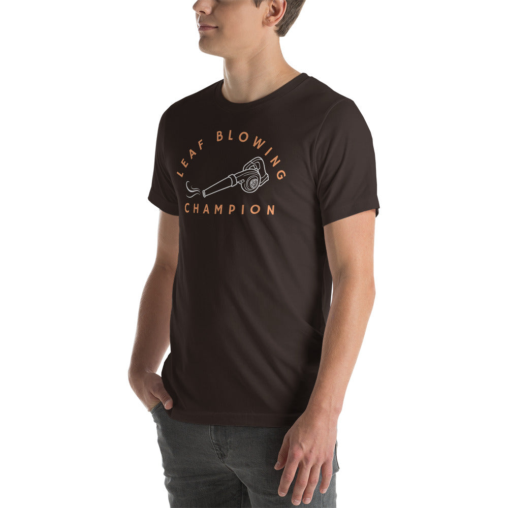 Leaf Blowing Unisex T-Shirt