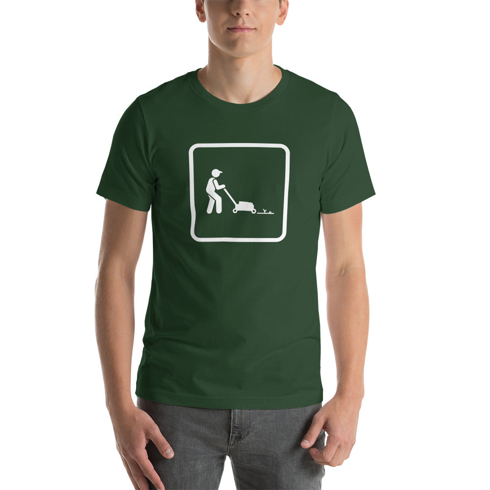 Mower Icon Dark Short-Sleeve Unisex T-Shirt