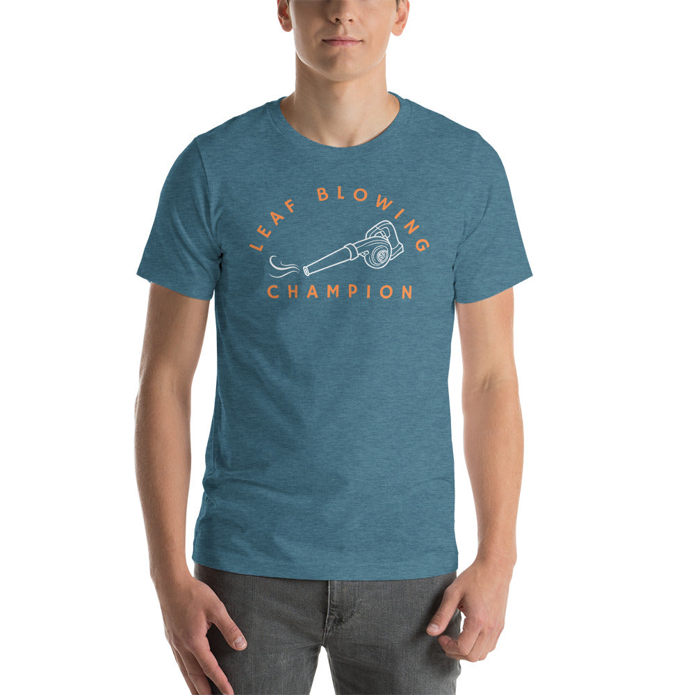 Leaf Blowing Unisex T-Shirt