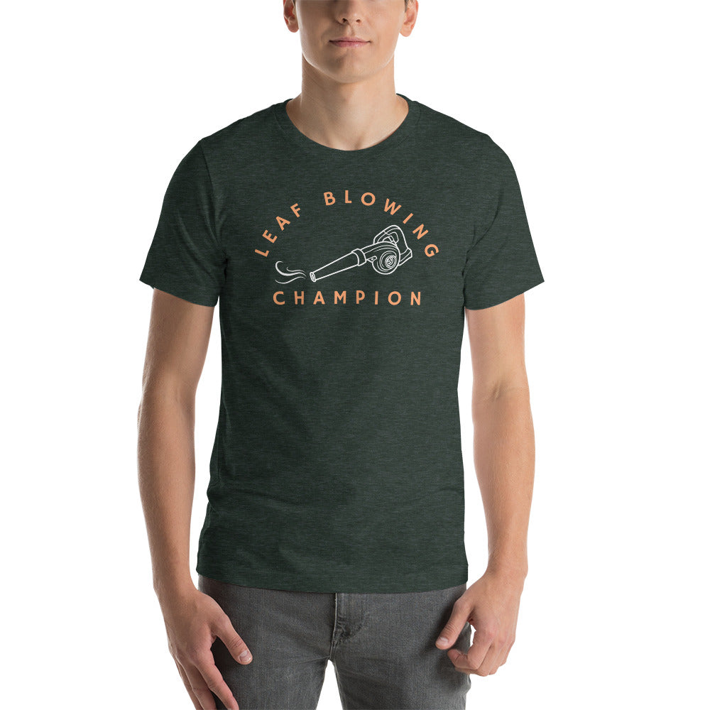 Leaf Blowing Unisex T-Shirt