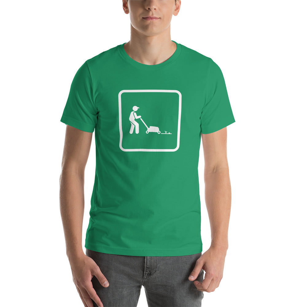 Mower Icon Dark Short-Sleeve Unisex T-Shirt