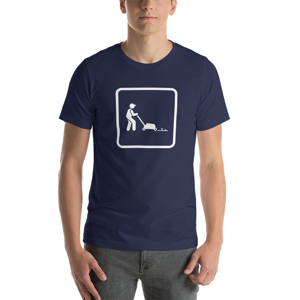 Mower Icon Dark Short-Sleeve Unisex T-Shirt