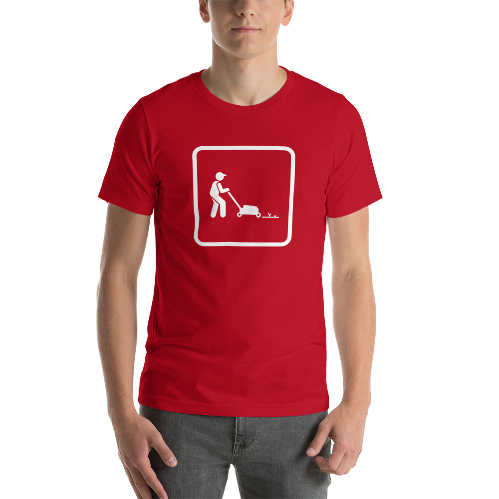 Mower Icon Dark Short-Sleeve Unisex T-Shirt