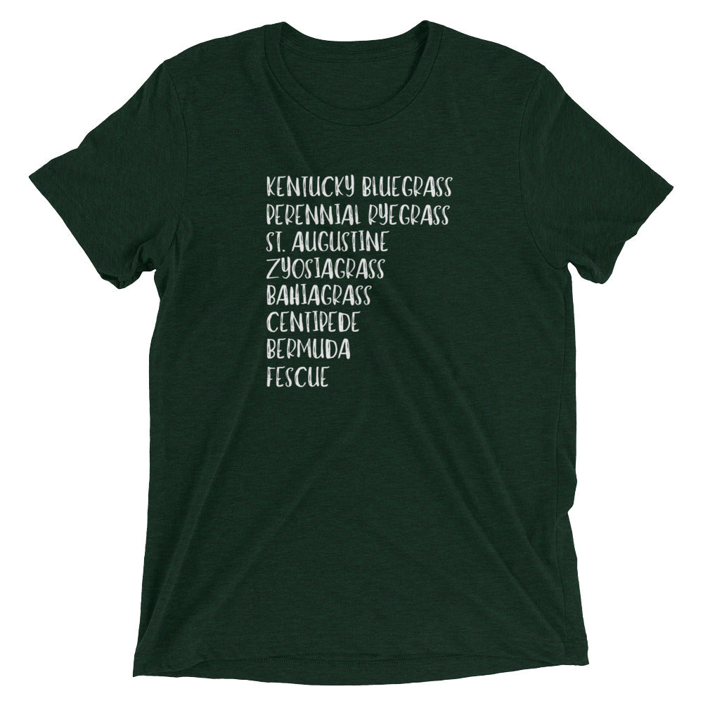 Grass Types Short Sleeve T-Shirt